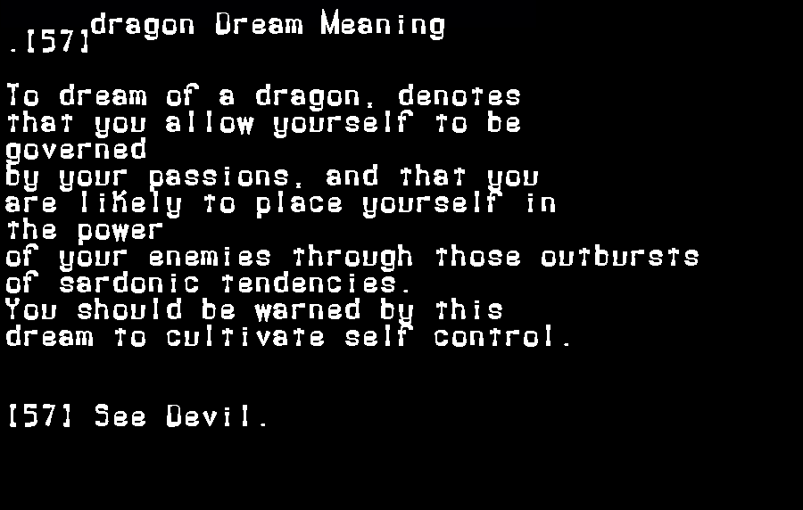 dragon dream meaning