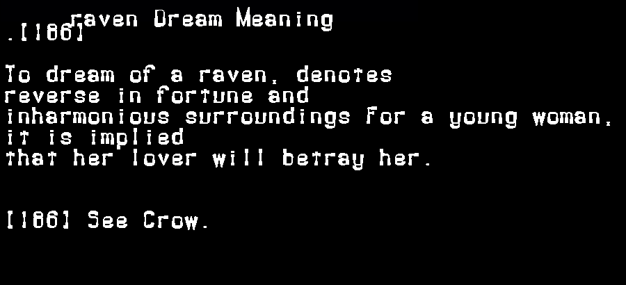 raven dream meaning